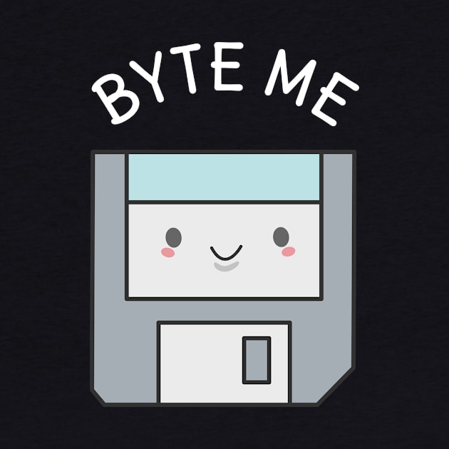 Cute Retro Floppy Disk Pun T-Shirt by happinessinatee